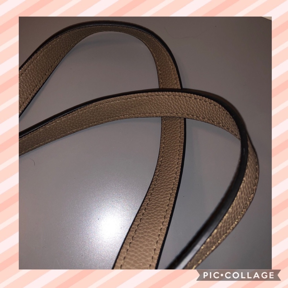 NWT leather mocha tote - Picture 4 of 8